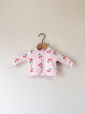 Cat & Jack Newborn Quilted Pullover